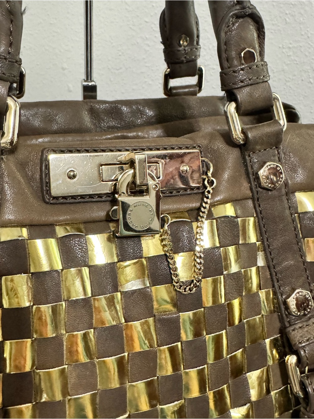 Marc Jacobs Metal Check Groovee Bag - Picture 6 of 16